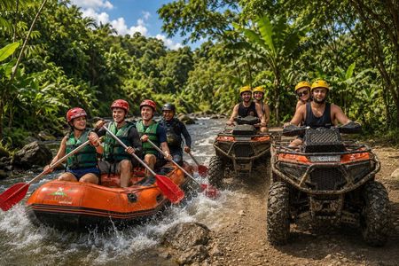 Bali ATV Quad Bike and White Water Rafting - All Inclusive