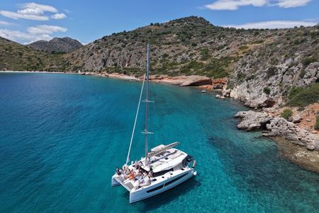 Luxury Private Half Day Catamaran Cruise in the Argolic Gulf