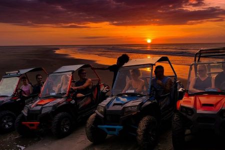 Sunset UTV /Buggy Car drive at the beach