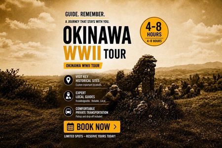 Okinawa WWII History Tour with Guide & Driver | 1–8 Guests