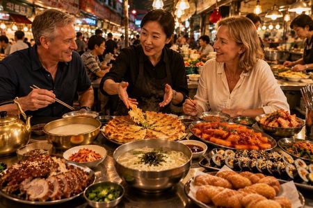 Private Seoul Gwangjang Market Tour Luxury Street Food VIP