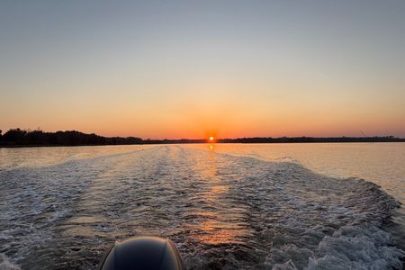 Private Evening Boat Cruise Around Remote Tidal Salt Marsh