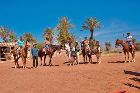 Sunset Horseback Ride in Marrakech’s Palmeraie pickup & drop-off