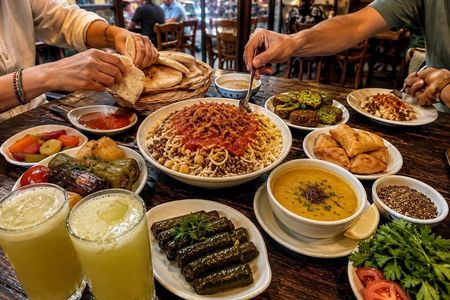 Cairo Authentic Vegetarian Street Food Tour (Full Meal)