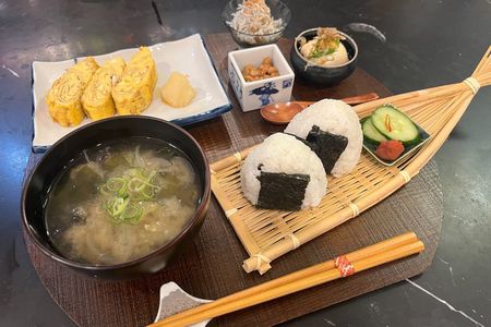 Japanese Breakfast Cooking in Osaka