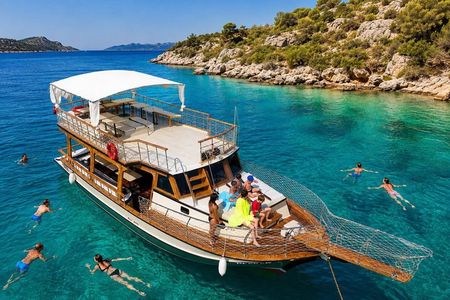 From Kas Kekova Blue Cruise with Lunch and Swim Stops