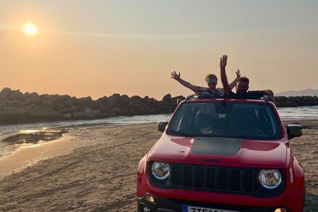 Corfu Private Jeep Sunset Experience: Secret Spots Swim & Tasting
