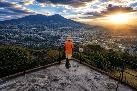 Coffee Forest Hike, Epic City Views & Lake Ilopango