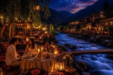 Marrakech: Magical Sunset in Ourika Valley with Dinner
