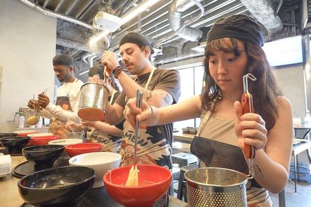 Osaka: Dotonbori Ramen Cooking Class- Make Tonkotsu, Shoyu & Miso