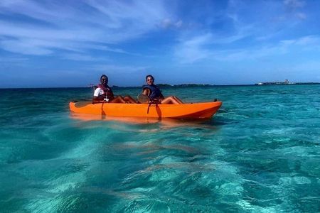 Sea Glass Island Kayak Tour Aruba in Morning or Midday