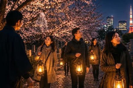 Tokyo : Ghost and Dark Tales, Urban Legends & Cemetery Night