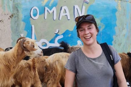 Sharing Tour to Wadi Shab Hike, Swim, Cave, Sinkhole & Fins Beach