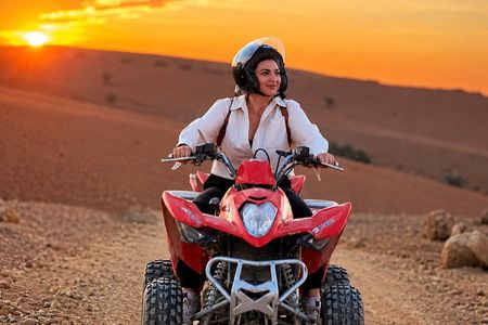 Marrakech Sunset in the Agafay desert, Quade ride and dinner show
