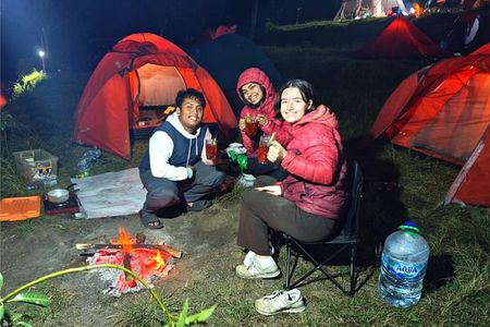 Merapi Volcano Overnight Camping Trip with Transfers