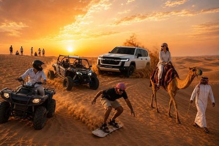Doha: Quad Bike, Dune Bashing, Camel Ride & Inland Sea Tour