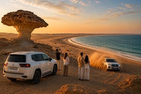 Private Full Day Guided West of Qatar Tour and Desert Safari