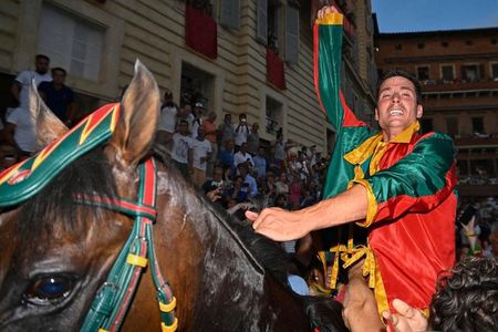 Palio di Siena Experience with Aperitivo & Entry Assistance