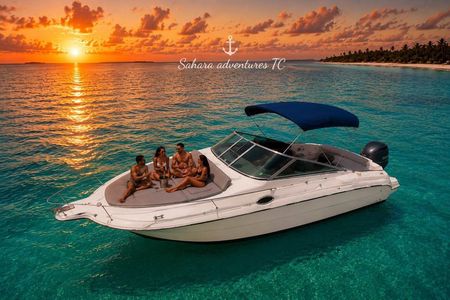 Mini yacht Searay Champagne Scenic Sunsetcruise - Private