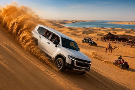Desert Safari, Camel Ride, Sand Boarding, Inland Sea & ATV Option