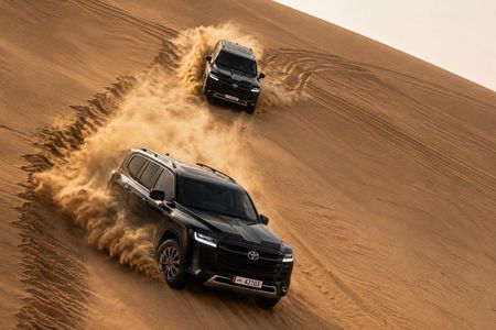 Qatar Gold Dune Safari,CamelRide, Sand Boarding,Inland Sea Desert
