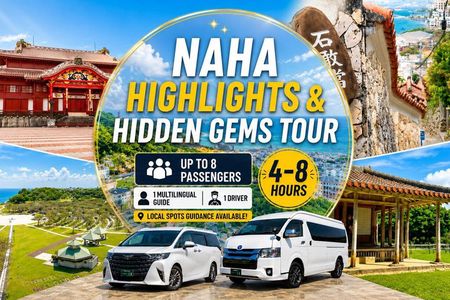 Naha Highlights & Hidden Gems Tour 1–8 Guests（4-8H）