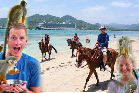 2X1: MonkeyLand plus horseback riding beach in Puerto Plata