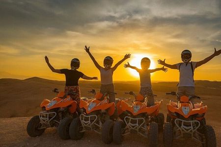 Agafay Desert Quad Bike, Camel Ride & Dinner Show