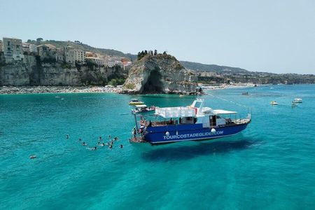 Tour of the Costa degli Dei by boat, 3 hours with aperitif included
