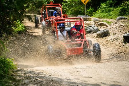 Buggy Ride, Cenote and Waterfall Pool at Bavaro Adventure Park