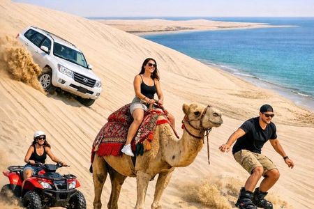 Doha :ATV Quad Bike, Dune Bashing, Camel Ride and Inland Sea Tour