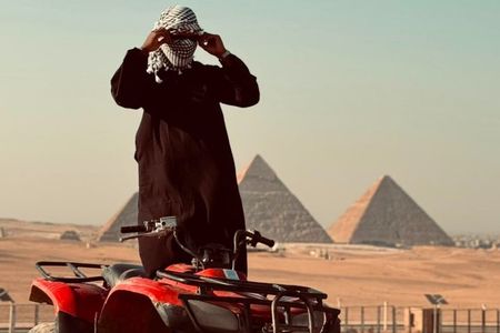 Desert Safari by Quad Bike Around Pyramids