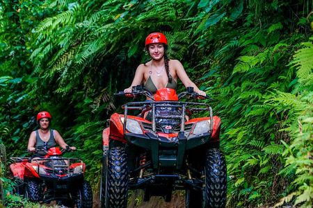 Ubud Gorilla Face ATV, Rice Terraces and Waterfall Tour