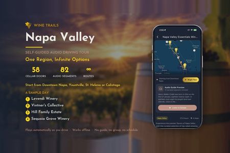 Napa Valley Wine Tour: Self-Guided GPS Audio Driving Guide