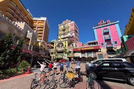 Okinawa Seaside Cycling Bike Tour in Chatan Pick-up available