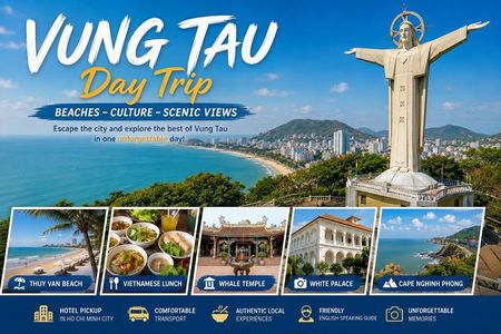 From Ho Chi Minh City: Vung Tau Beach day trip