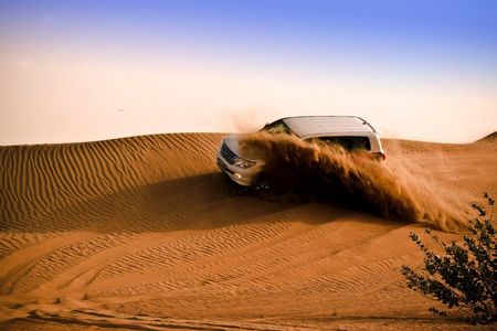 Dubai Red Dunes Safari,Dune Bashing, Camel Ride, Sandboard & BBQ