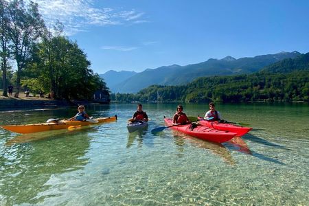 Small Group Guided Kayaking Tour on Lake Bohinj