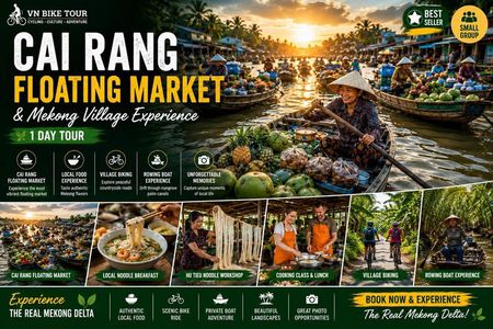 Cai Rang Floating market 1 Day Tour from Ho Chi Minh City