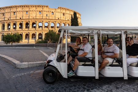 Rome Golf Cart Tour Hidden Gems with Coffee & Gelato