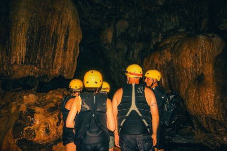 Small Group Hidden Caves, Canyon & River Half Day Adventure