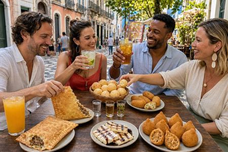 Rio Historic Downtown and Lapa Street Food Tour Full Meal