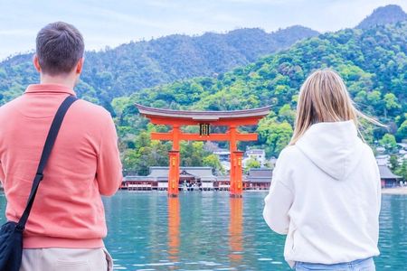 Miyajima Sea Pilgrimage to Itsukushima Shrine Oyster Farm Visit