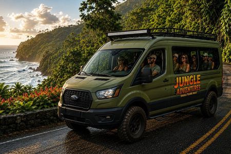 Open-Air! Best of Road to Hana Jungle Adventure Tour! (6 Hours)