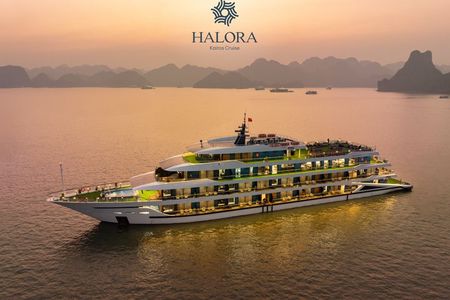 Kairos Cruise 5* Halong Bay 3 days 2 nights with 2 ways transfer