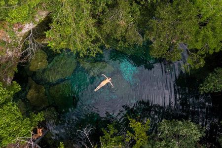Swimming in the Cenotes Indigenous Eyes in Punta Cana