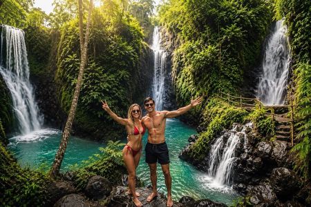 Half Day Tour Visit 3 Waterfalls in Ubud