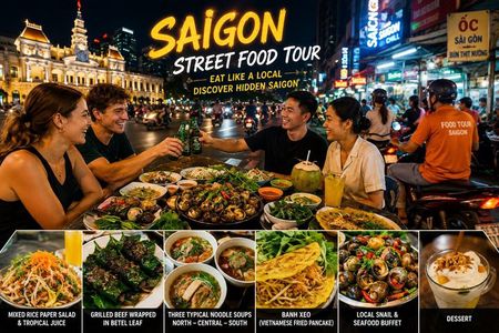 Saigon Street Food Tour with Motorbike/Car