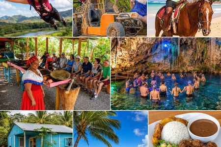 Full Experience Hacienda 10 Adventures, lunch & pickup