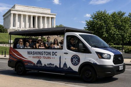Washington DC Monuments Extended Guided Open-Air Cruiser Tour